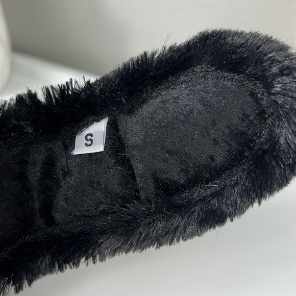 Haute Hounds Luxury Dog Harness Small Faux Croc Leather Black Plush Puppy - Picture 6 of 8